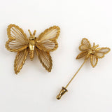 Monet Butterfly Brooch stick pin