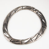 Monet Silver Choker Necklace