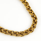 Monet Gold Braided Chain Necklace