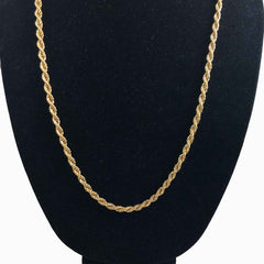 Monet Gold Rope Chain Necklace 20"