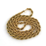 Monet Gold Rope Chain Necklace