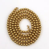 Monet Gold Beaded Necklace Vintage