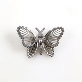 Monet Small Spinneret Silver Butterfly Pin 
