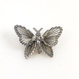 Monet Silver Butterfly Pin 