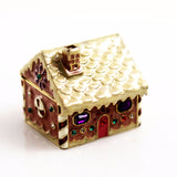 Monet Gingerbread House Trinket Box Holiday