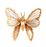 Monet Large Spinneret Butterfly Pin 1963