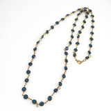 Montana Blue Crystal Long Necklace