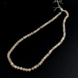 Beige Moonstone Gemstone 5mm Beads