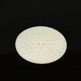 Victorian Carved Mother of Pearl Shell Button 2"