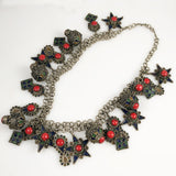 Vintage Berber Taguemout Star Necklace Moroccan