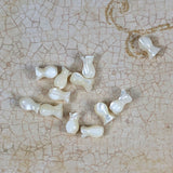 Mother of pearl flower beads