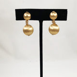 Vintage Napier gold earrings