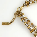 Napier Gold & Silver Necklace Hang Tag