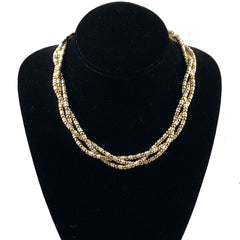 Napier Gold & Silver Necklace Vintage
