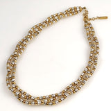 Vintage Napier gold silver necklace