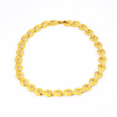 Napier Golden Swirls Choker Necklace