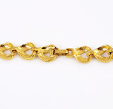 Napier Clasp on Gold  Necklace