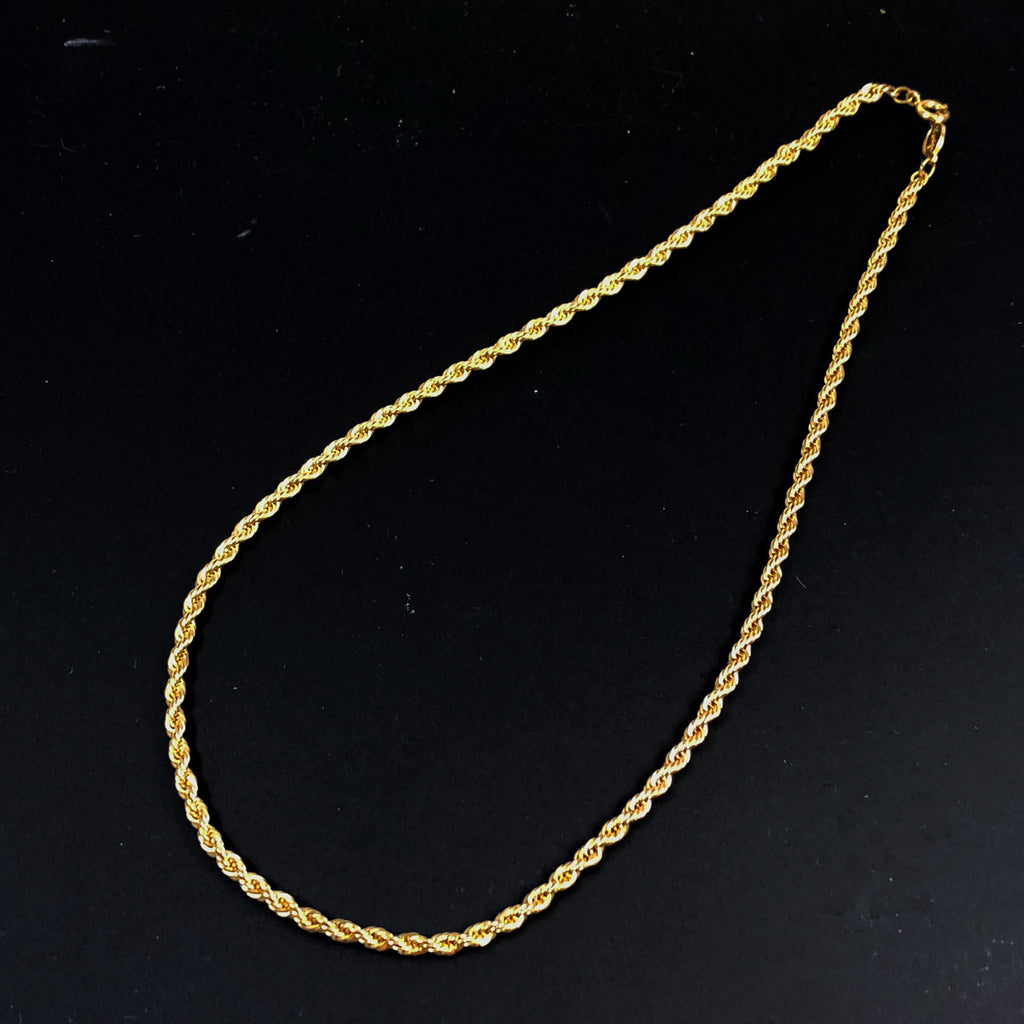 Napier Gold Rope Chain Necklace