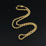 Napier Gold Rope Chain Necklace