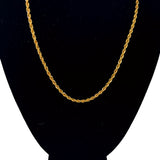 Napier Gold Rope Chain Necklace