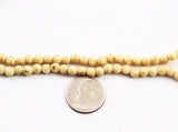 Natural Fossil Gemstone Bead Strands