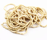 Natural Fossil Gemstone Bead Strands