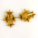 Vintage Norma Jean Star Earrings