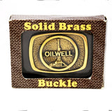 Brass Oilwell Buckle New In Box