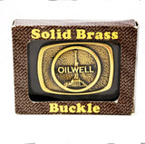Brass Oilwell Buckle New In Box