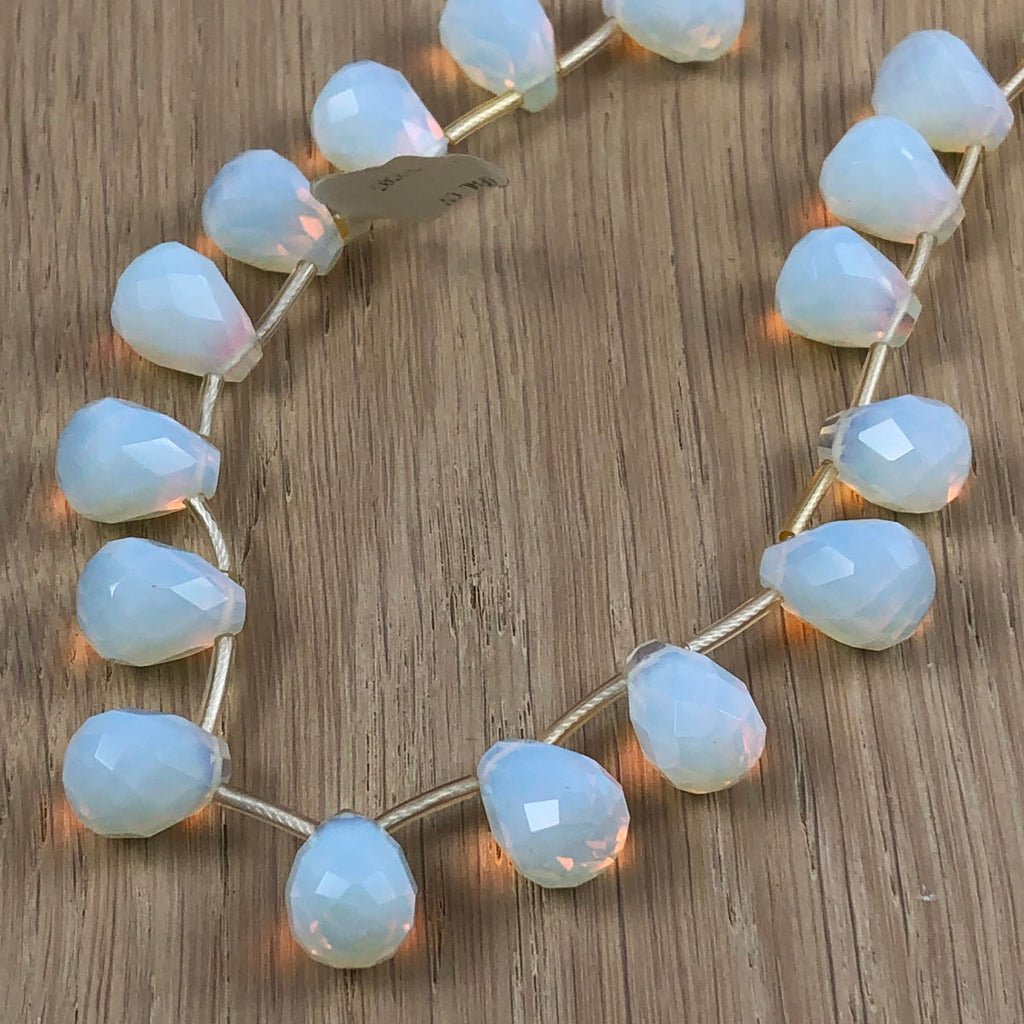 Opal Glass Briolettes