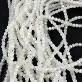 White Opal Crystal Beads