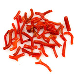 Orange Red Coral Branch Beads Natural Coral (12)