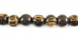 Old Palmwood Wood Bead Strands