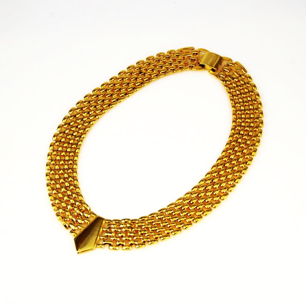 Vintage Gold Panther Necklace