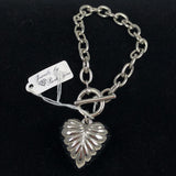 Park Lane Silver Heart Bracelet 
