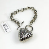 Park Lane Silver Heart Bracelet 