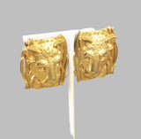 Park Lane Gold Lion Clip On Earrings