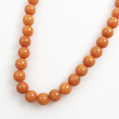 Peach Mountain Jade 8mm Round Beads
