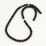 Faceted Peacock Pearl Beads 6mm