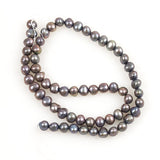 Silver Peacock Freshwater Pearl Beads Strand