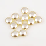Pearlized Lucite Coin Beads Vintage