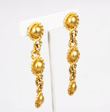 Erwin Pearl Gold Chandelier Earrings