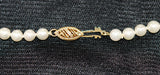 Akoya White Cultured Pearl Matinee Necklace 14kt Clasp