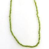 peridot 2mm gemstone beads