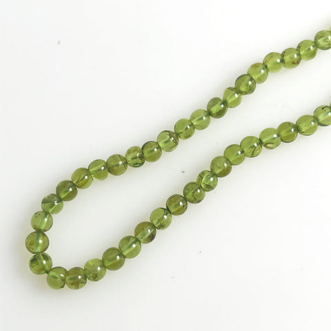 Green Peridot Gemstone Beads Micro