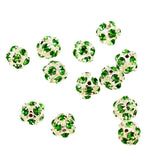 Swarovski 10mm Peridot Rhinestone Crystal Beads