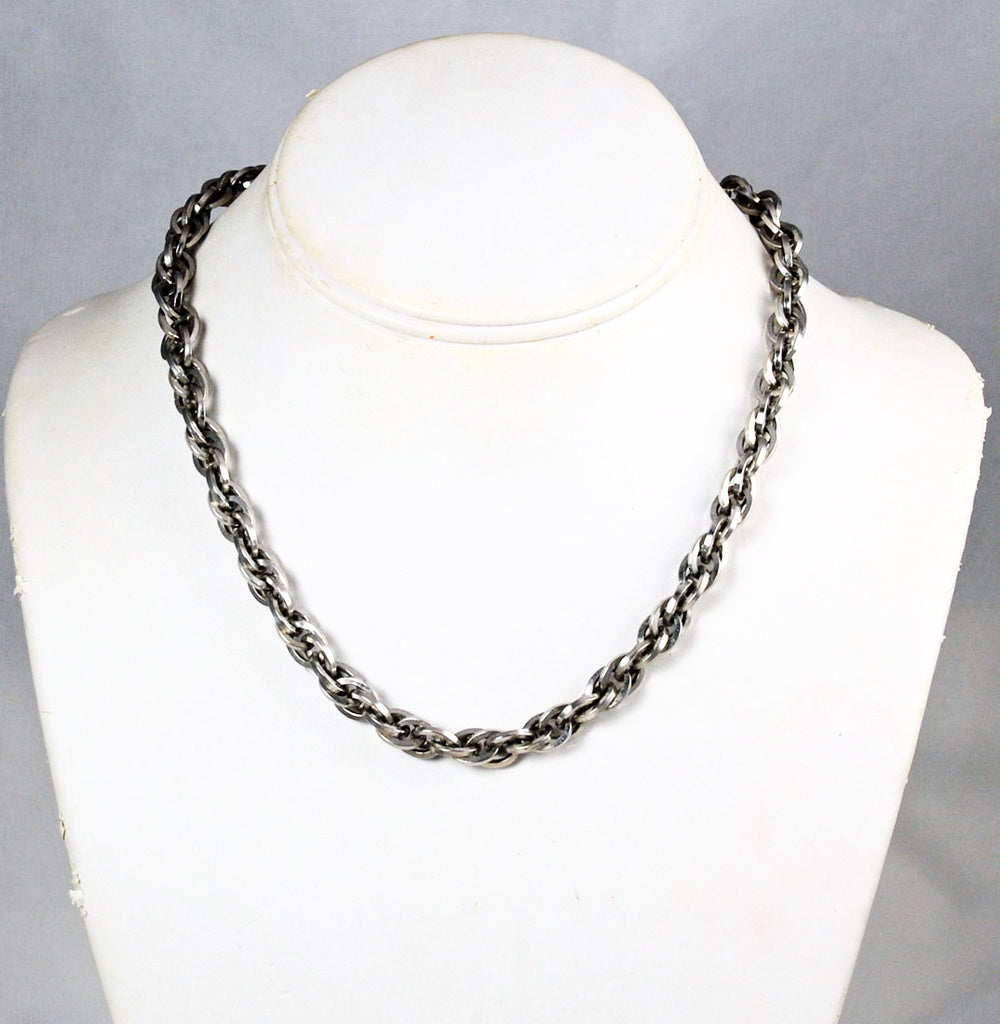 Perky Modes Heavy Chain Necklace Vintage 1950's