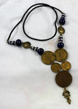 Peruvian Coin Necklace Vintage