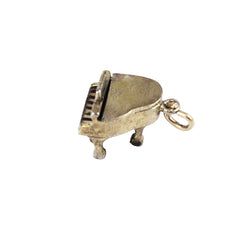 Wells Sterling Grand Piano Charm Vintage