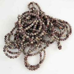 Picasso Jasper Gemstone Round Beads